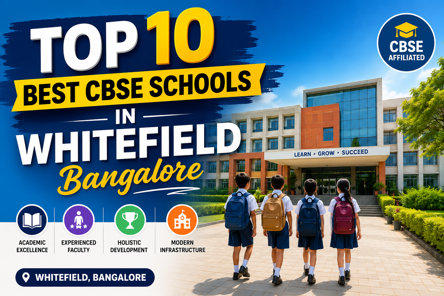 Top 10 best CBSE schools in Whitefield, Bangalore?
