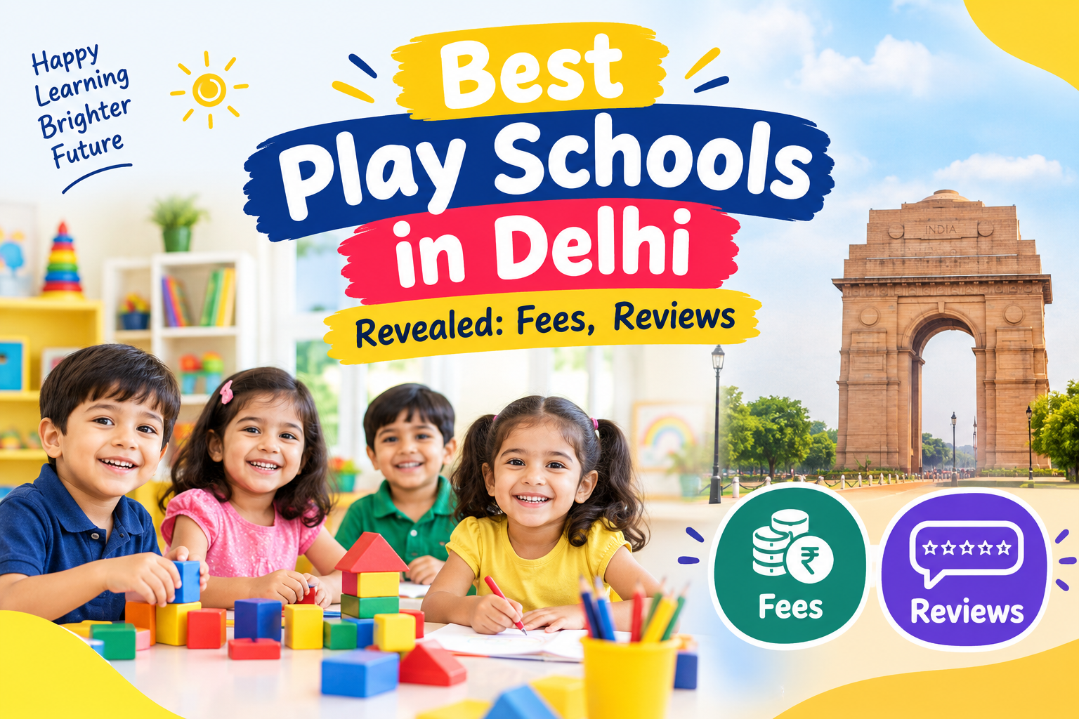 Top 10 Best Play Schools in Delhi Revealed: Fees, Reviews & What Parents Should Know